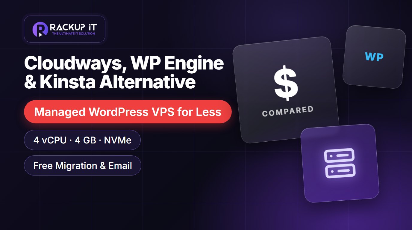 Cloudways, WP Engine and Kinsta alternative comparison cover