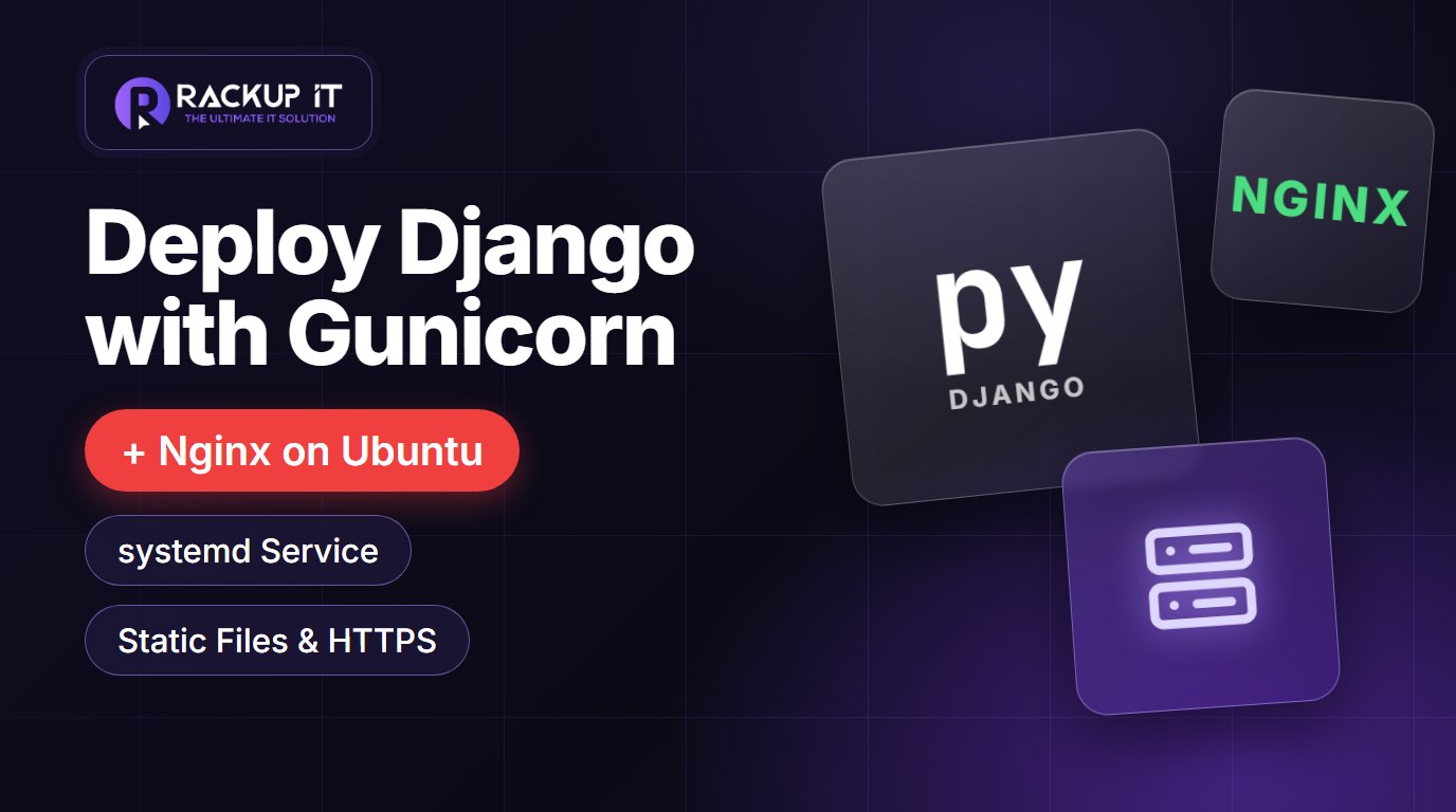 How to Deploy Django With Gunicorn and Nginx on Ubuntu