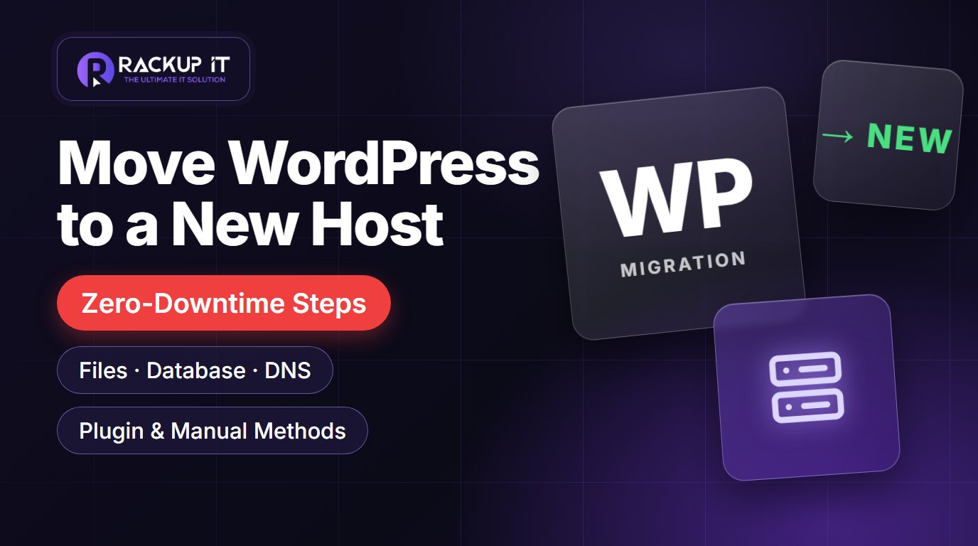Move a WordPress site to a new host guide cover