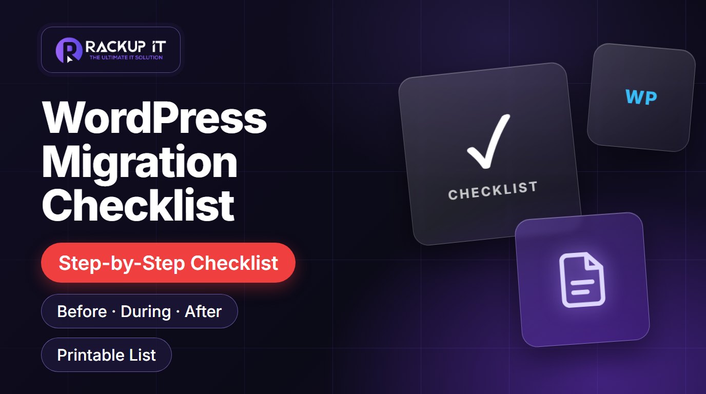 WordPress migration checklist cover